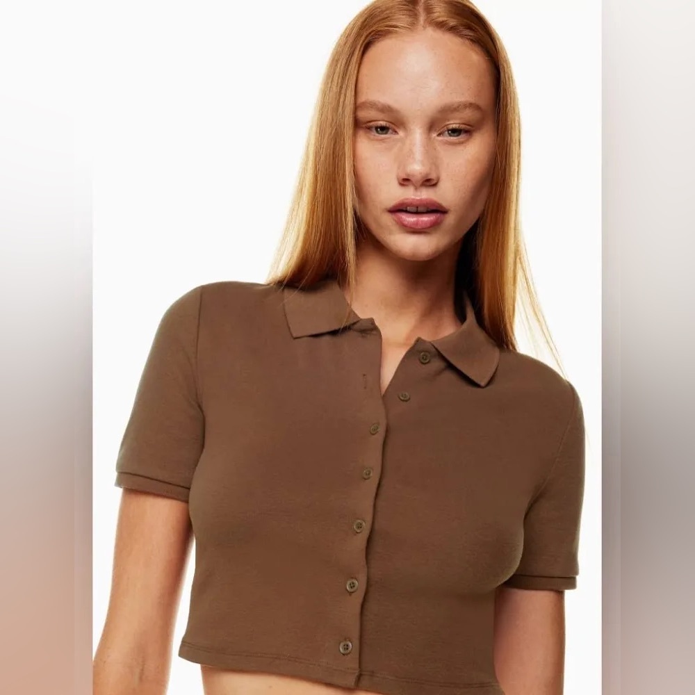 Sunday Best Warm Brown Knit Top